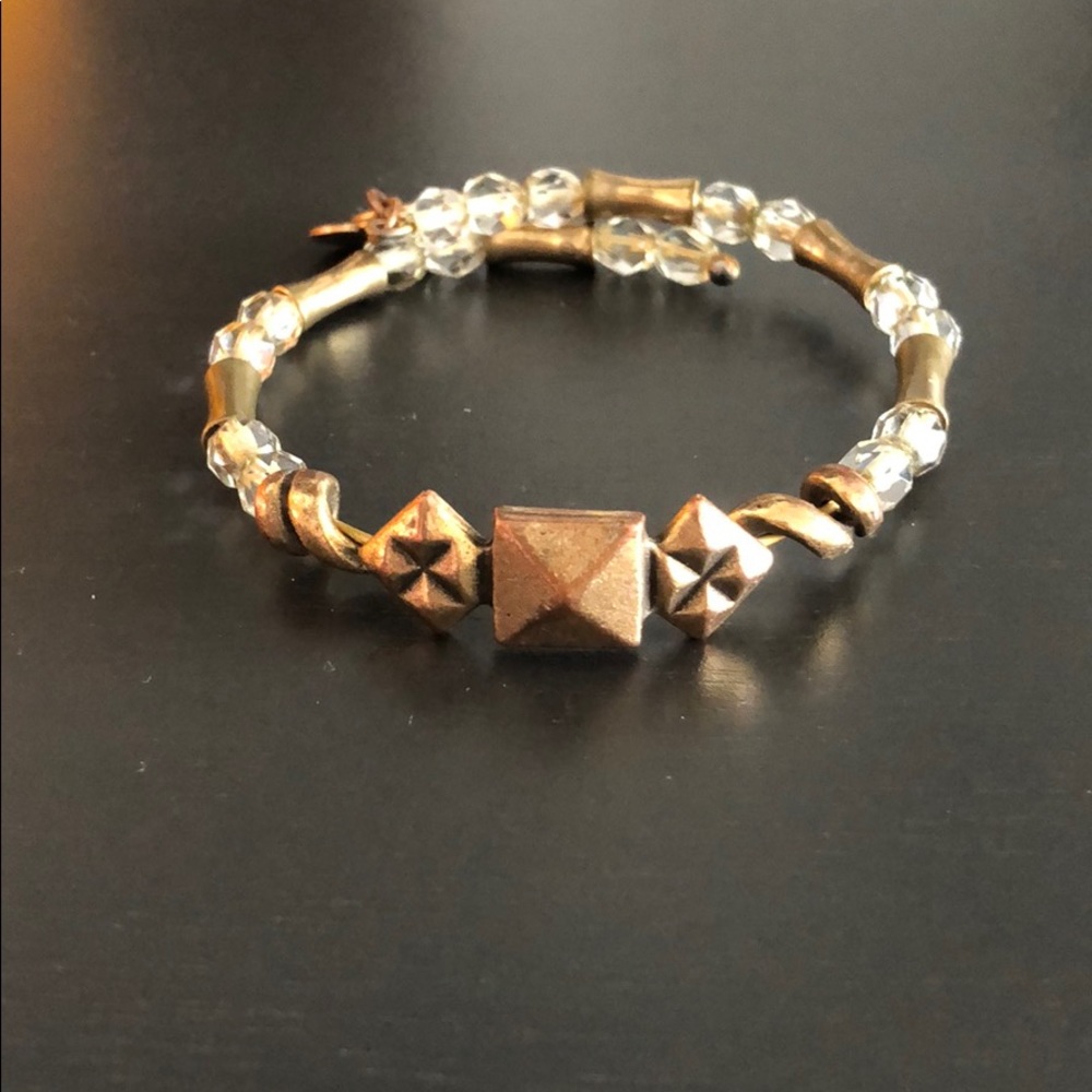 Alex and Ani Gold, Beaded Wrap Bracelet